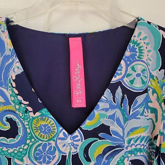Lilly Pulitzer Florin Sheer Top XS - Picture 3 of 6